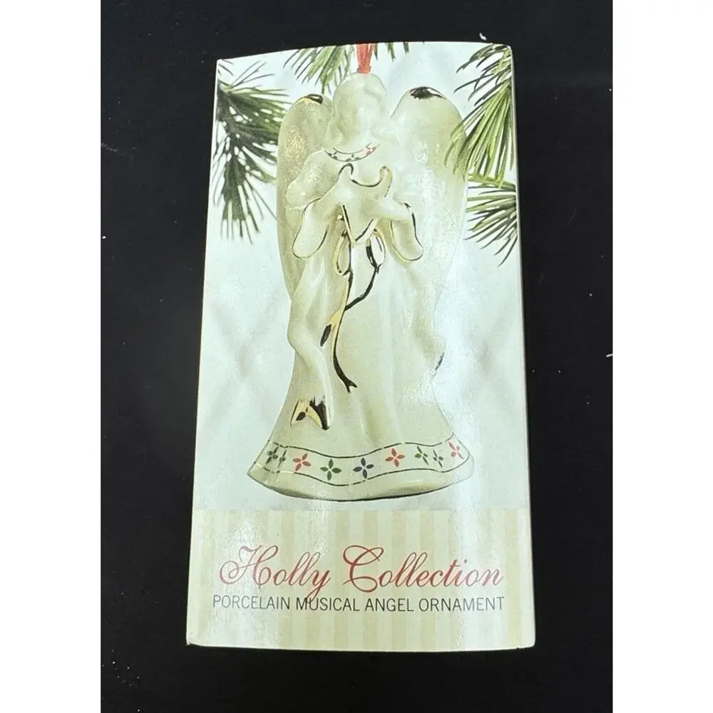 Formalities by Baum Bros Porcelain Angel Ornament MIB! -S1T